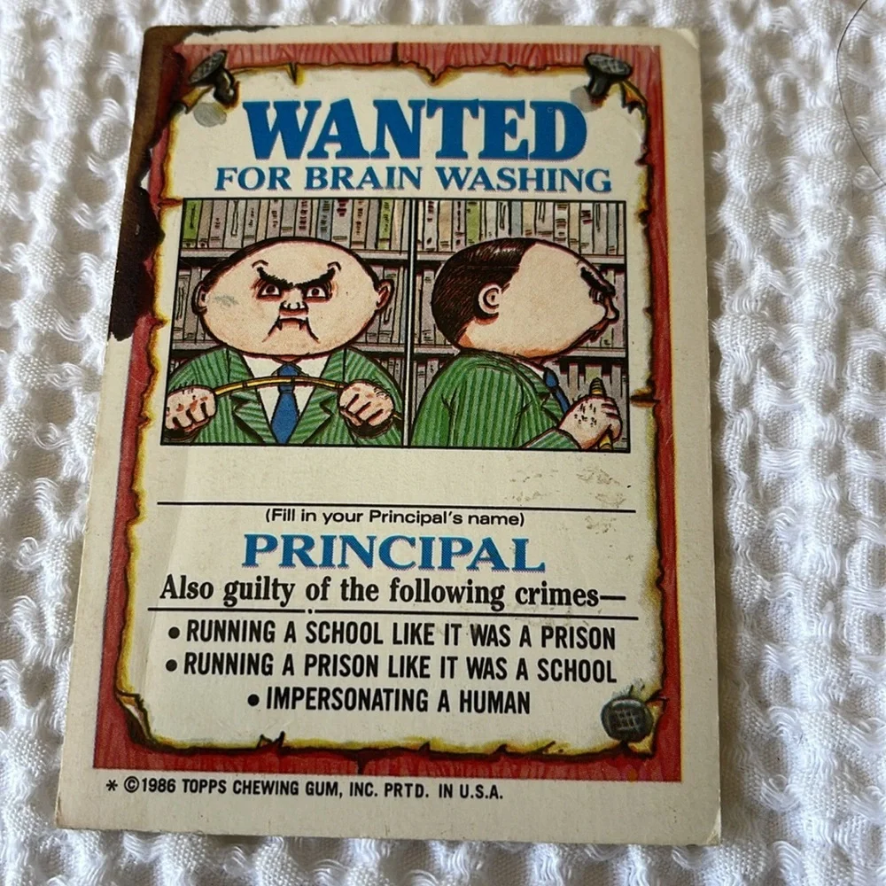 Vintage Garbage Pail Kids Card - Picture 2 of 2